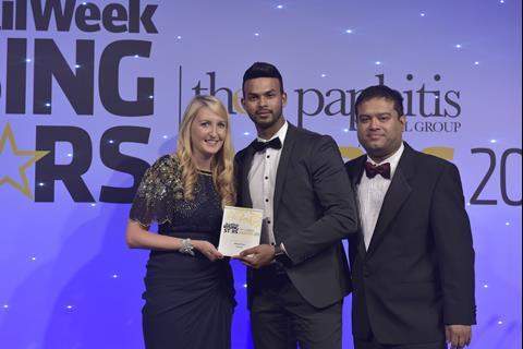 Rikesh Shah from Vodafone won the award for Area Manager of the Year